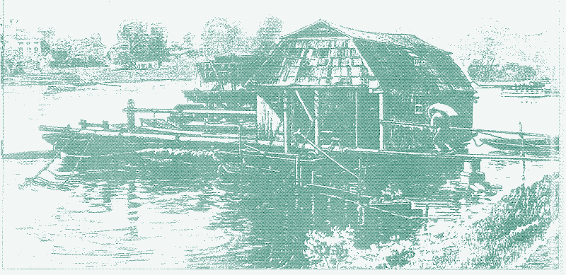 Le dernier moulin-bateau sur l’Elbe en République tchèque.