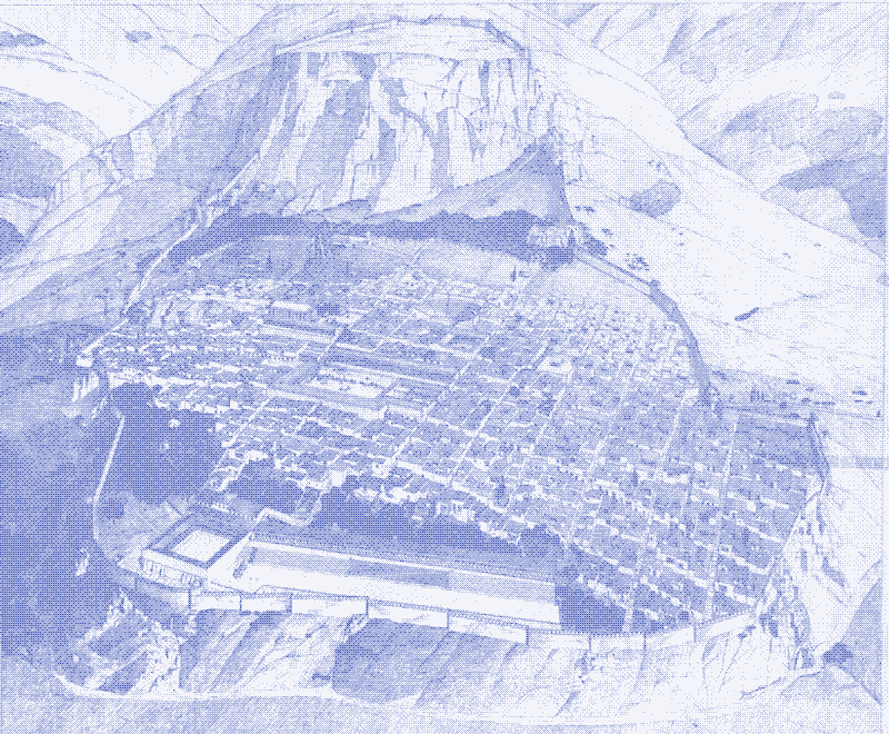 Illustration : Priène, ville de la Grèce antique.