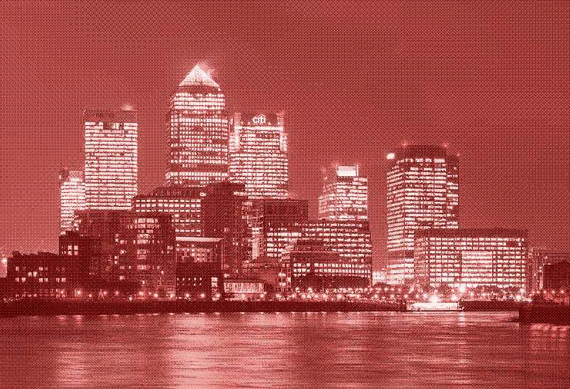 Canary Wharf, Londres. Crédit photo : David Iliff, Wikimedia Commons.