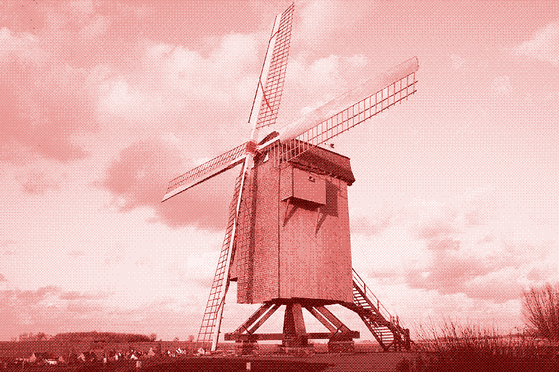 Moulin à Moulbaix en Belgique, 17/18ème siècle. Image: Jean-Pol GrandMont