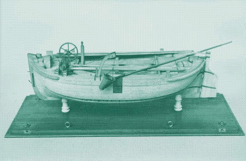 Barge à soupapes avec sac de dragage. Image: Maritiem Digitaal.