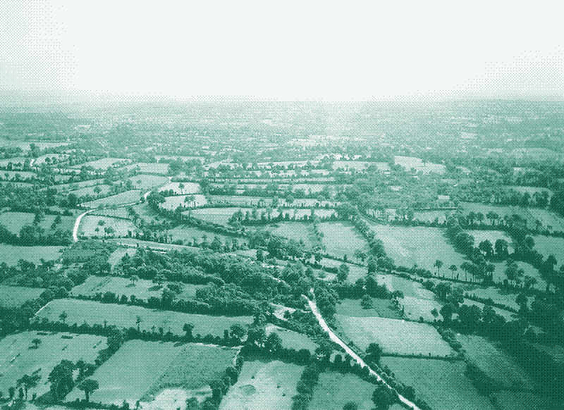 Image: Paysage de haies en Normandie, France, autour de 1940. Crédit: W Wolny, public domain.