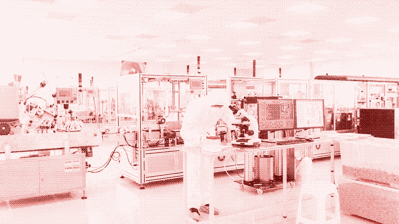 Laboratoire de fabrication pharmaceutique. Source: iStock.