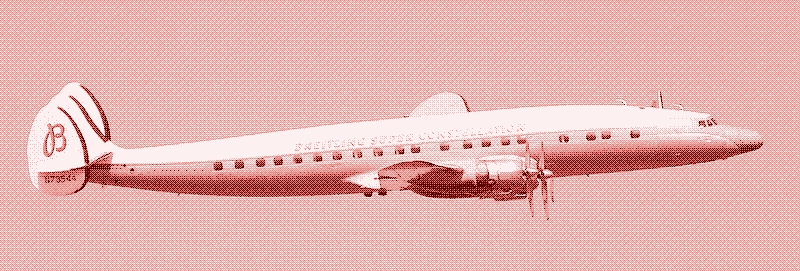 Een Lockheed Constellation uit 1950: even zuinig als een moderne Airbus A380.