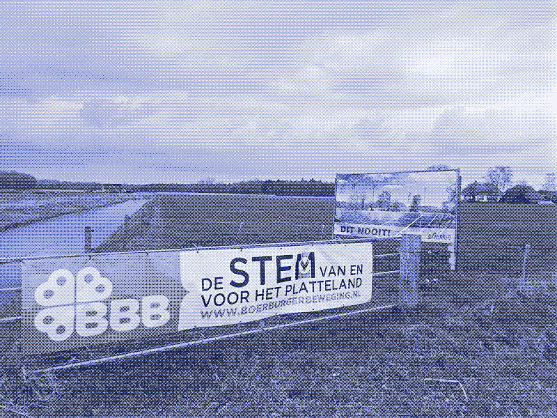 Afbeelding: De boeren zijn boos. Foto: Melle Smets.