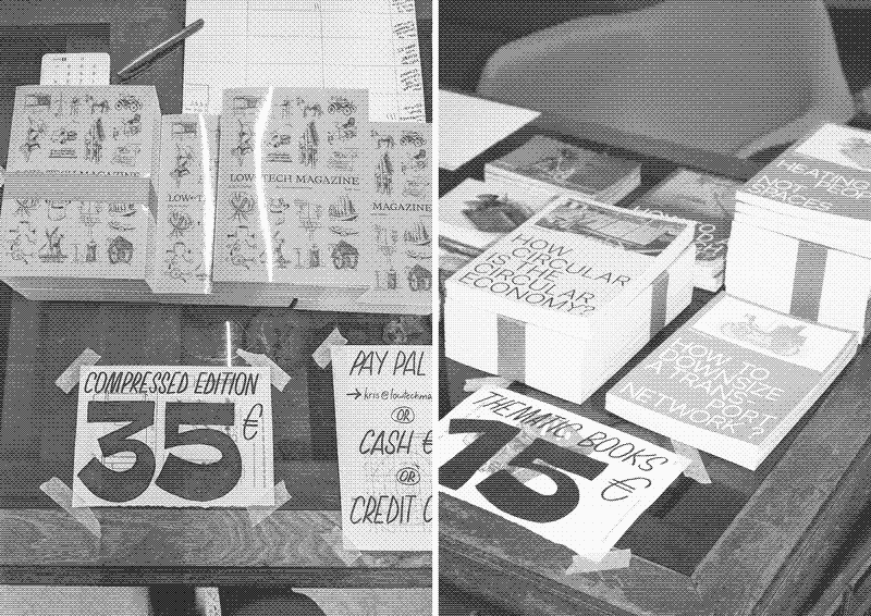 Image: Low-tech Magazine: our books.