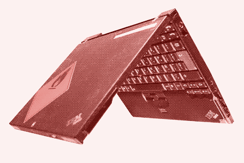 Zdjęcie: Low-tech Magazine jest pisany i publikowany na ThinkPadzie X60s z 2006 roku.